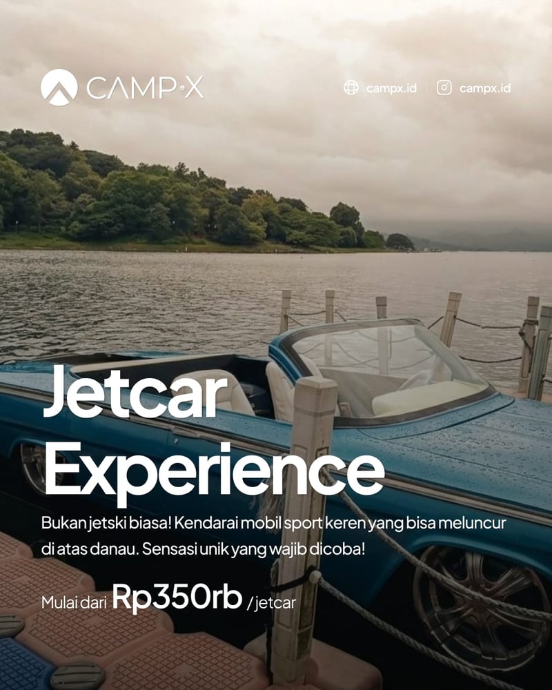 Jetcar Experience: Mobil Sport di Atas Air!